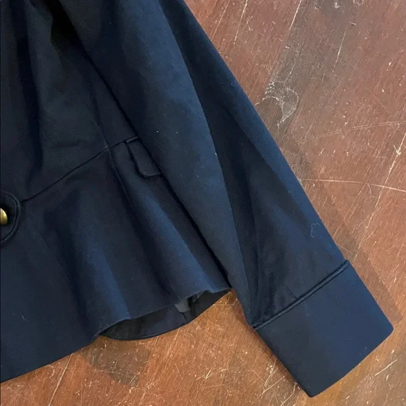 🌻3/$15🌻 H&M women’s Dark Blue Military Jacket - Picture 9 of 10